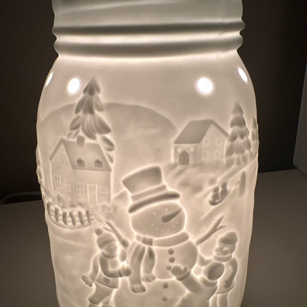 Scentsy Snowman large warmer
